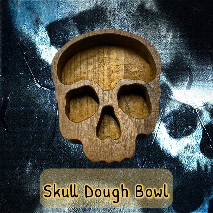 Wooden Dough Bowl Candles