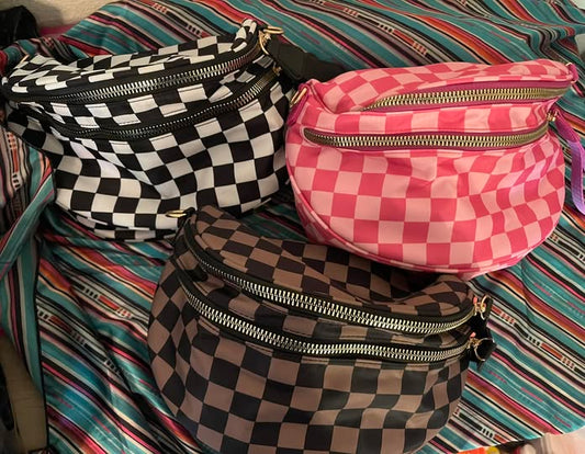 Checkered bag